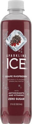 Grape Raspberry Flavored Sparkling Water