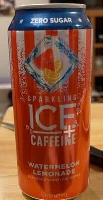 Sparkling Ice +Caffeine Watermelon Lemonade