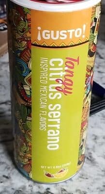 Gusto Tangy Citrus Serrano Seasoning