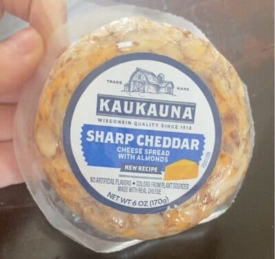 Sharp Cheddar Cheese Spread With Almonds
