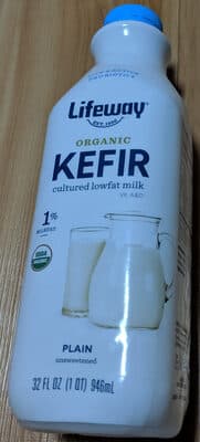 Plain Unsweetened Kefir Cultured Lowfat Milk