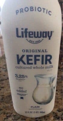 Plain Unsweetened Original Kefir Cultured Whole Milk