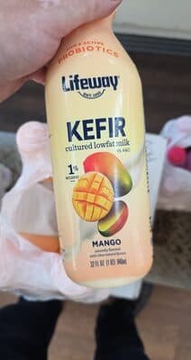 Mango Kefir Cultured Lowfat Milk