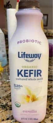 Vanilla Kefir Cultured Whole Milk