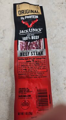 Jack Links Original Beef Steak
