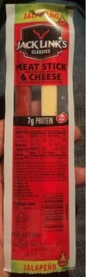 Meat stick and cheese