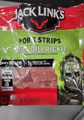 Spicy Dill Pickle Pork Strips