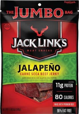 Jalapeno Carne Seca Beef Jerky Meat Snacks
