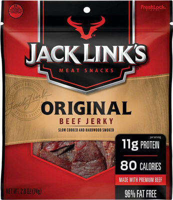 Original Slow Cooked and Hardwood Smoked Beef Jerky Meat Snacks