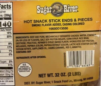 Hot Snack Stick Ends & Pieces