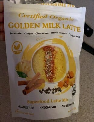 Golden milk latte