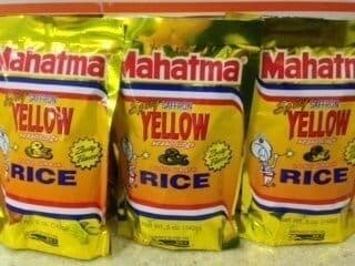 Spicy Yellow Seasonings & Long Grain Rice
