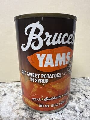 Yams Cut Sweet Potatoes in Syrup