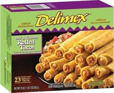 Beef & Cheddar Rolled Tacos