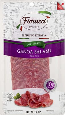 Genoa Salami with Wine