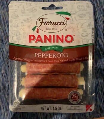 Pepperoni Wrapped Mozzarella Cheese Panino