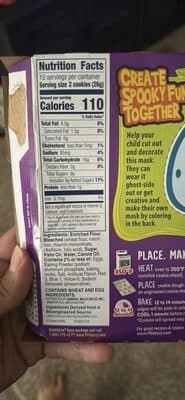 Pillsbury Ghost Shape Sugar Cookie Dough Pre-Cut Cookies