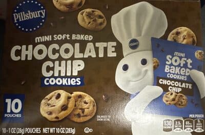 Mini Soft Baked Chocolate Chip Cookies
