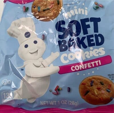 Mini soft baked cookies