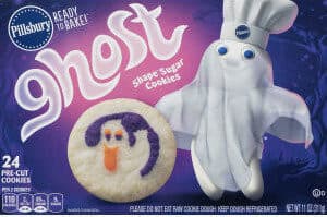 Ghost Shape Sugar Cookies