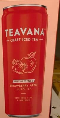 Unsweetened Strawberry Apple Green Tea Beverage