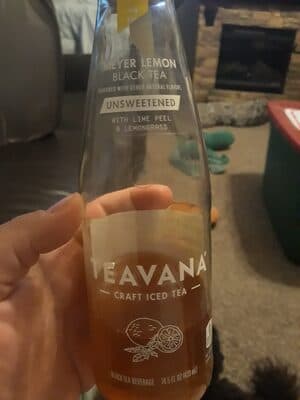 Unsweetened Meyer Lemon Flavored Black Tea Beverage