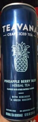 Pineapple Berry Blue Herbal Tea Beverage