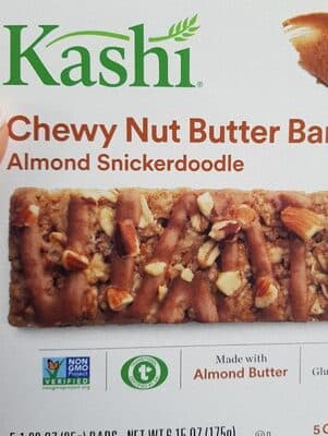 Chewy Nut Butter Bars, Almond Snickerdoodle
