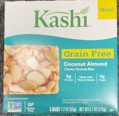 Grain Free Coconut Almond Chewy Granola Bars