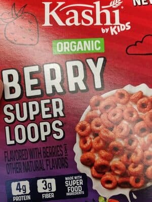 Berry Organic Super Loops Cereal
