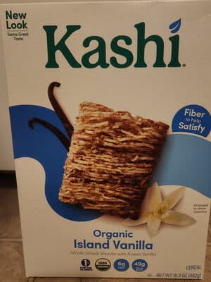 Island Vanilla Organic Whole Wheat Biscuits Cereal