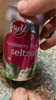 Raspberry Lime Seltzer
