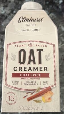 Elmhurst Chai Spice Oat Creamer