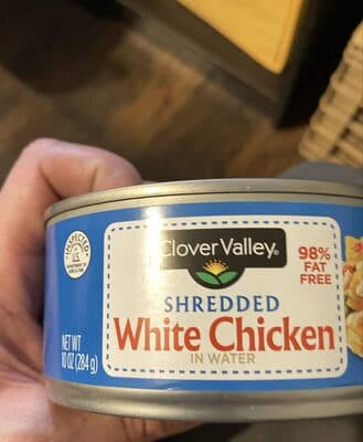 Shredded White Chicken In Water