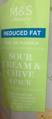 Reduced Fat Sour Cream & Chive Crisps