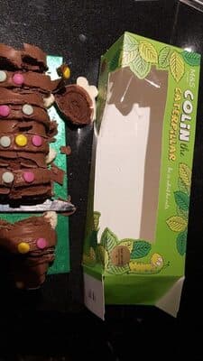 Colin the Caterpillar cake