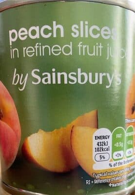 Peach Slices in refined fruit juice