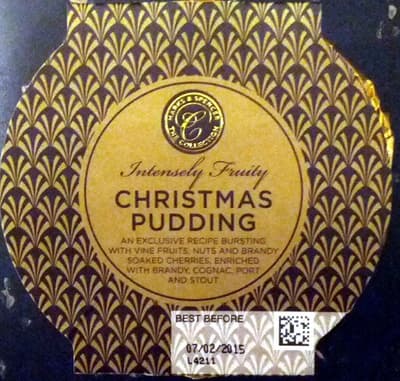 Collection perfectly matured Christmas Pudding