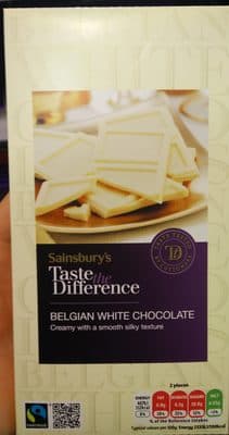 Taste the Difference Fairtrade Belgian White Chocolate