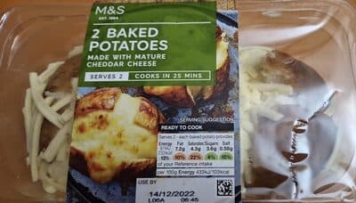 Baked Potatoes with cheese