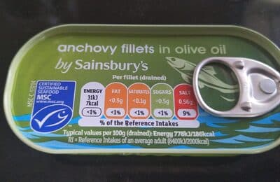 Anchovy Fillets in Olive Oil