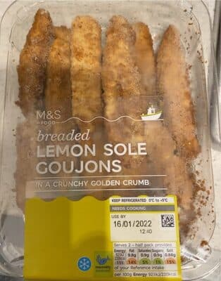 Lemon sole goujons