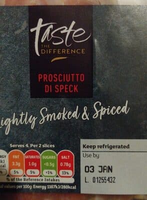 Prosciutto di speck