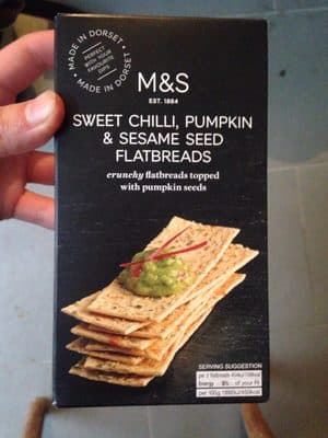 Sweet chilli, pumpkin & sesame seed flatbreads