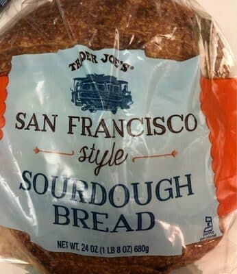 Trader Joe's Sourdough Bread Sliced