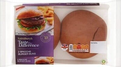 Taste The Difference Brioche Burger Buns