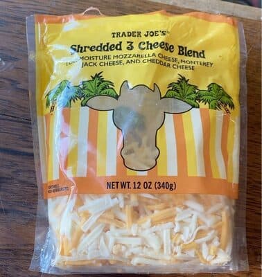 Shredded 3 cheese blend
