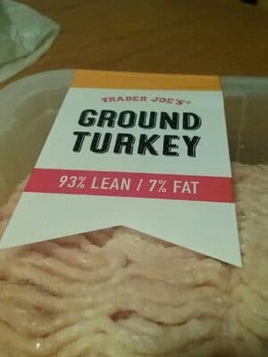 Ground turkey 93% Lean