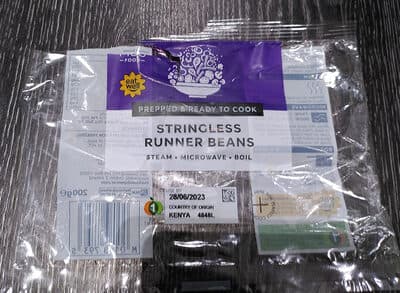 Stringless Runner Beans