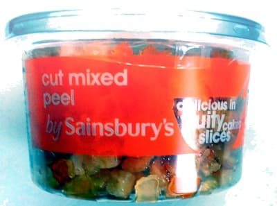 cut mixed peel
